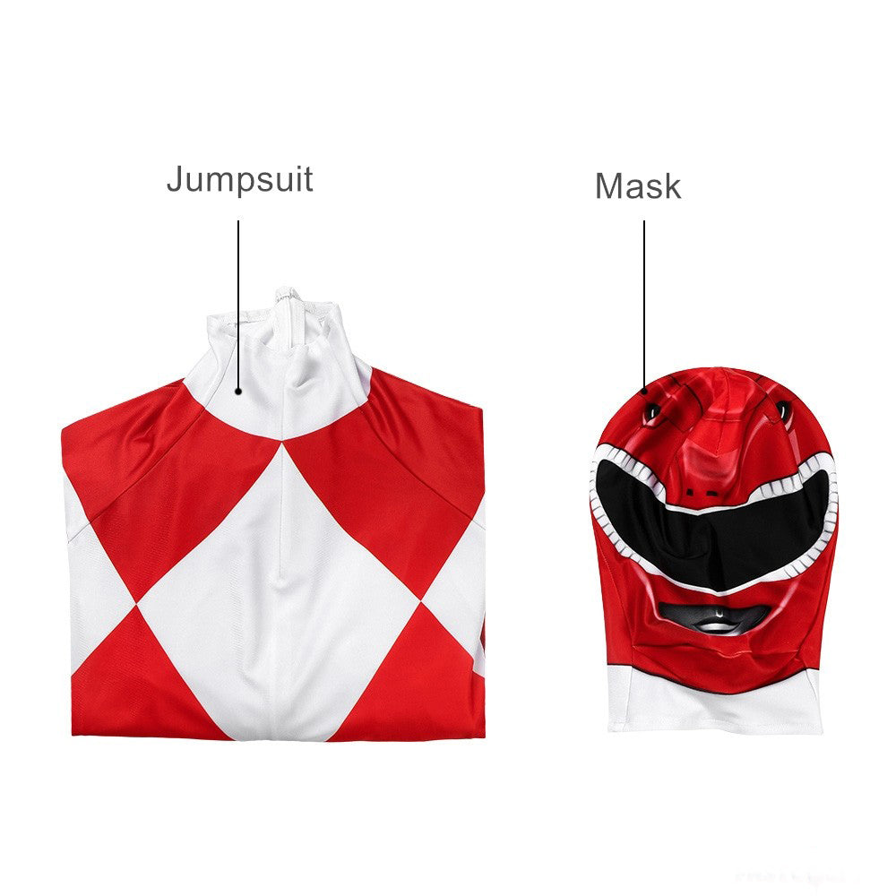 Superheld Kinderkostüm Stretch-Polyester Cosplay Jumpsuit mit Maske