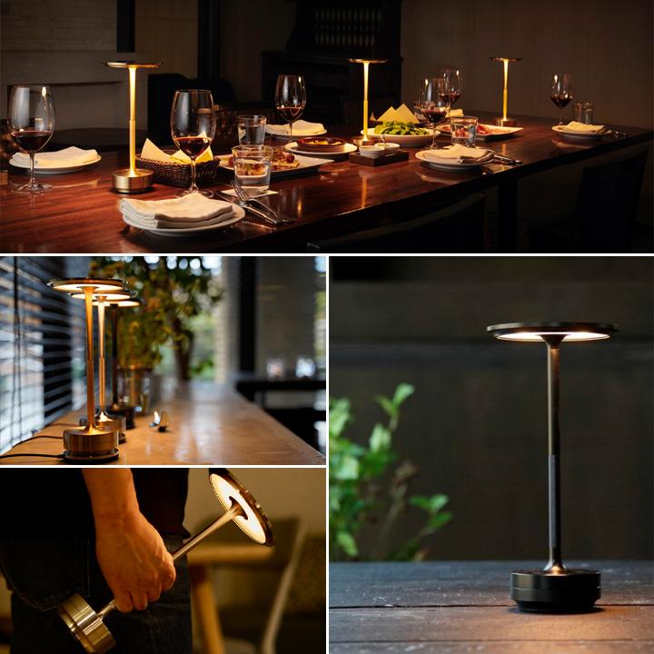 Lampe De Table Sans Fil Portable - Lumière à Intensité Réglable