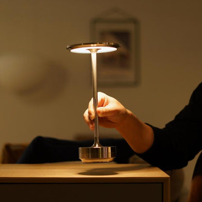 Lampe De Table Sans Fil Portable - Lumière à Intensité Réglable
