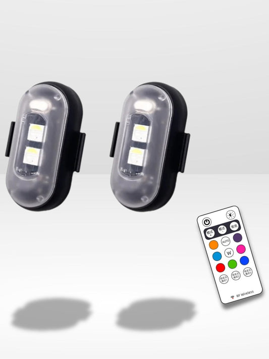 Mini Stroboscope Led sans Fil pour Voiture, Moto et Vélo