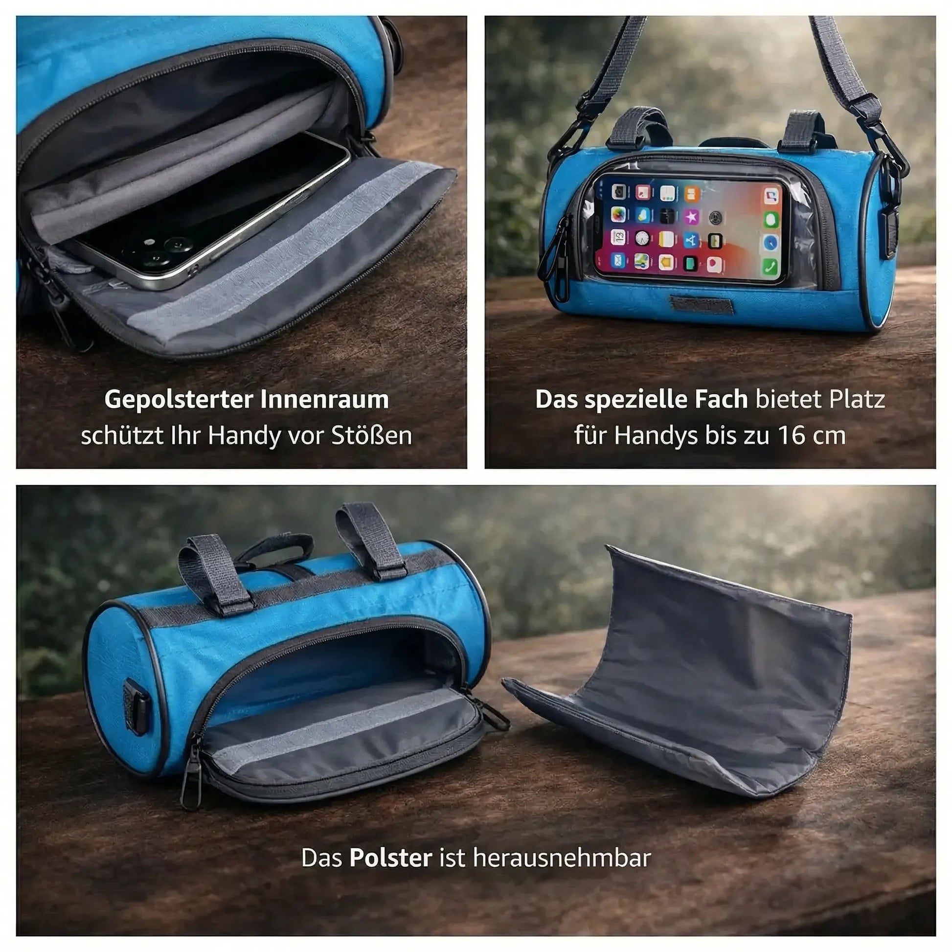 Tourix Lenkertasche Befestigung am Lenker