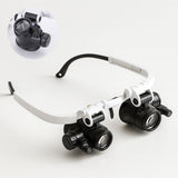 ZoomSicht Lupenbrille mit LED-Licht