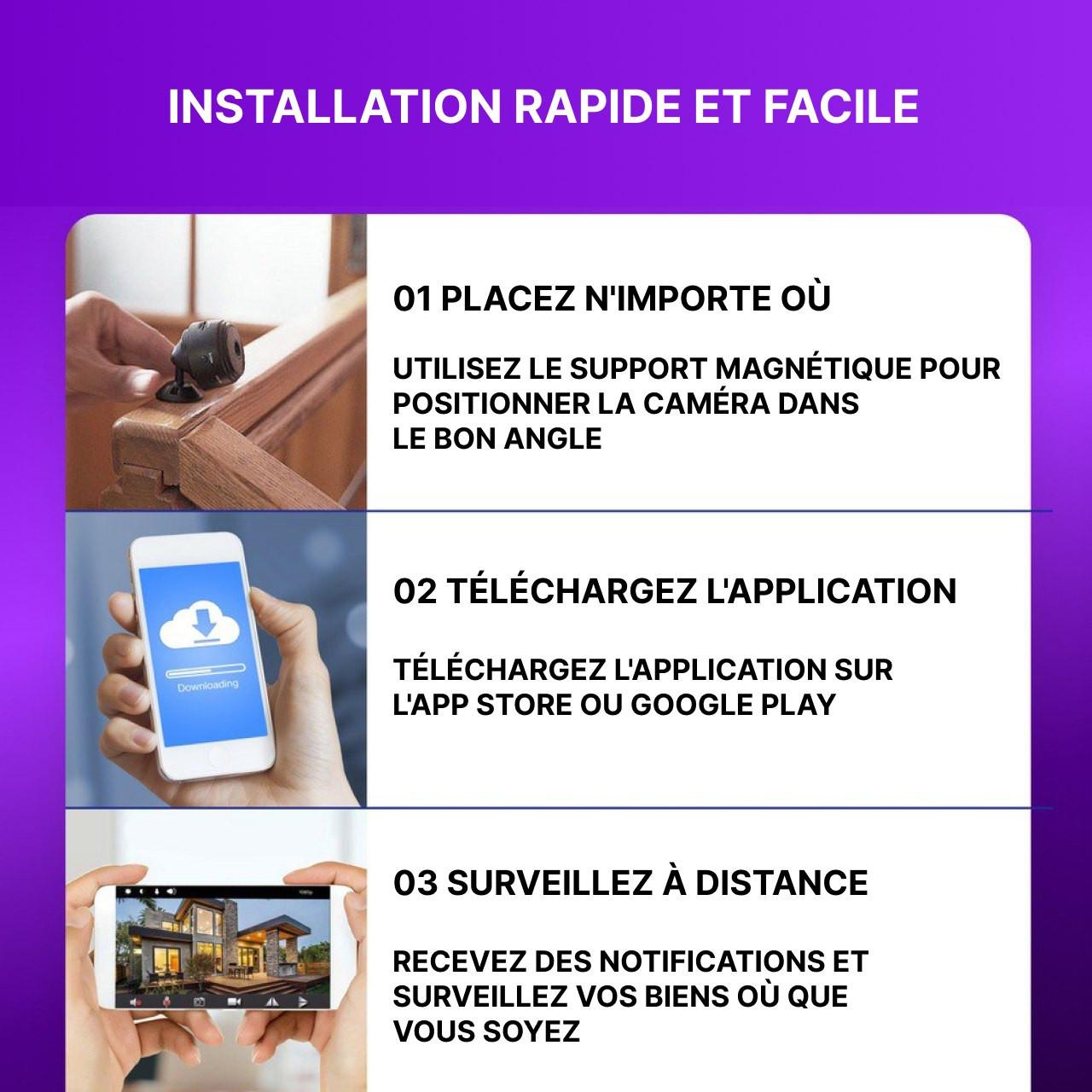 Mini Caméra De Surveillance Sans Fil