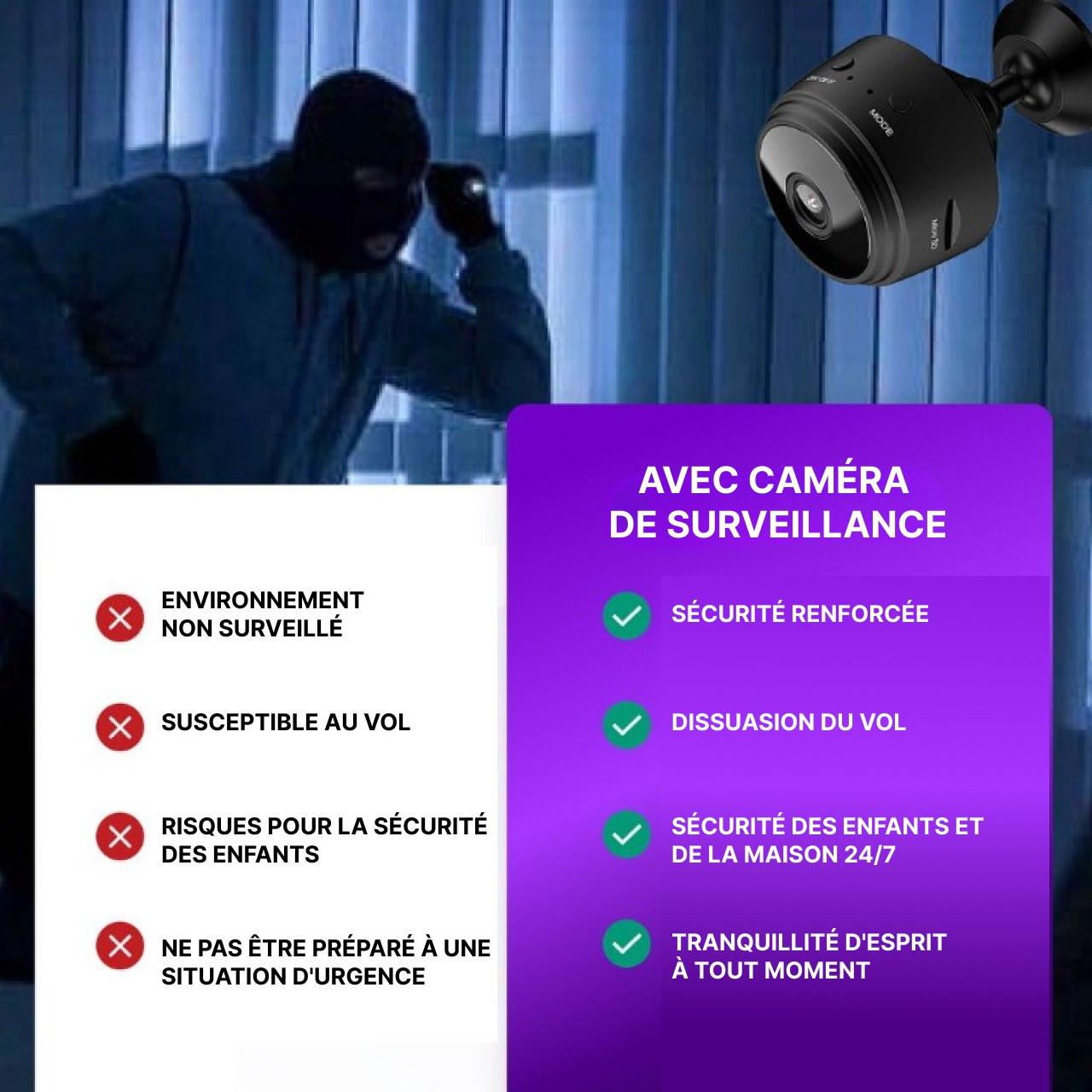 Mini Caméra De Surveillance Sans Fil