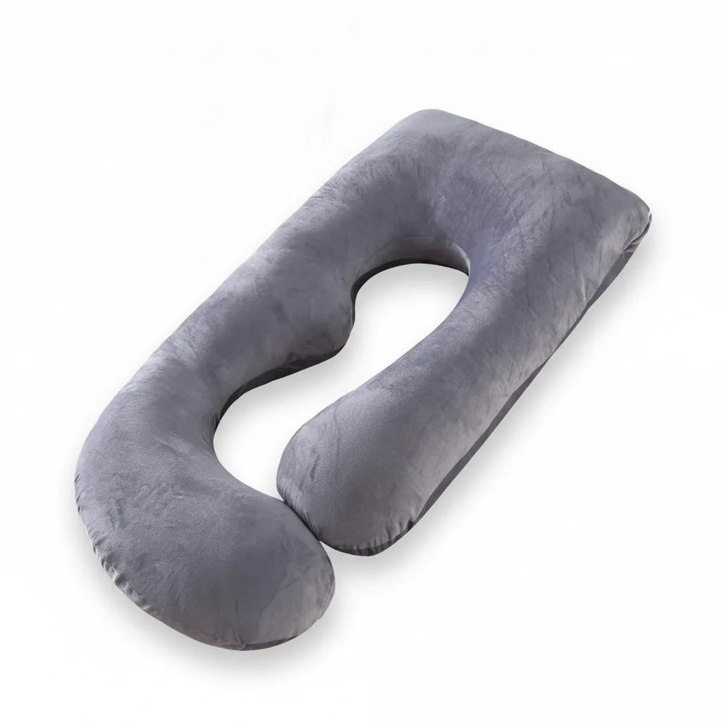 Coussin de grossesse en forme de G avec housse amovible