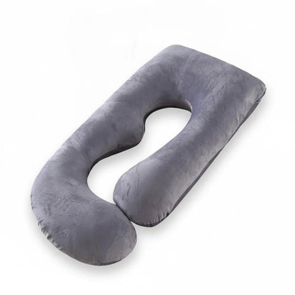 Coussin de grossesse en forme de G avec housse amovible
