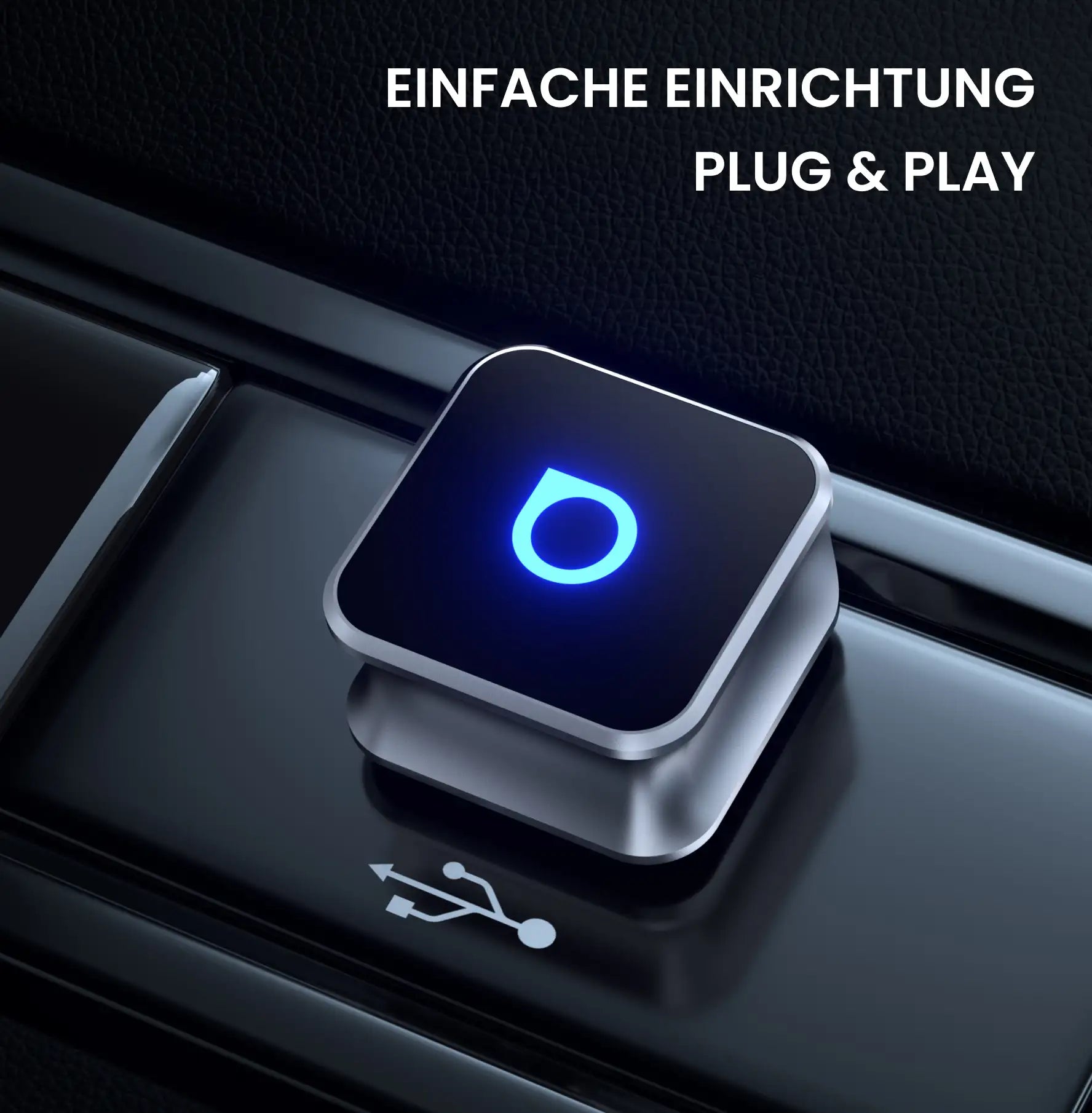 Ottocast® Mini Cube 3.0 Wireless CarPlay und Android Auto Adapter