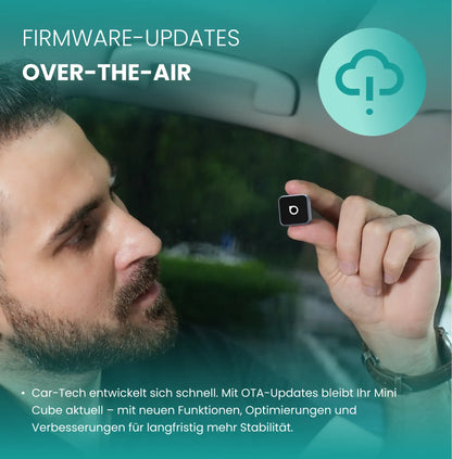 Ottocast® Mini Cube 3.0 Wireless CarPlay und Android Auto Adapter