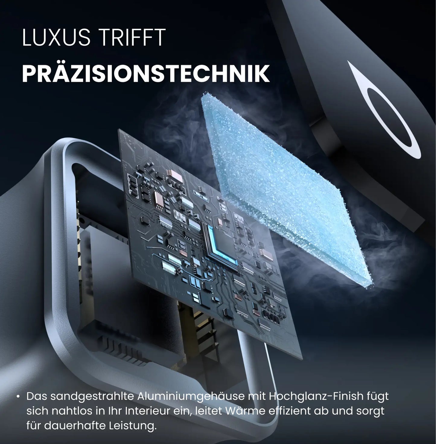 Ottocast® Mini Cube 3.0 Wireless CarPlay und Android Auto Adapter