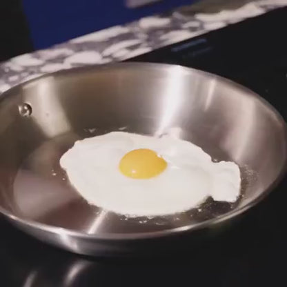 3-teiliges Edelstahl-Pfannen Set – PFAS-frei, Induktion & Langlebig | Cervora