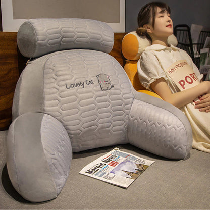 Coussin triangulaire ergonomique – Soutien et confort parfaits pour le dos, la nuque et les jambes !