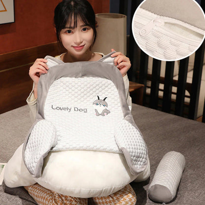 Coussin triangulaire ergonomique – Soutien et confort parfaits pour le dos, la nuque et les jambes !