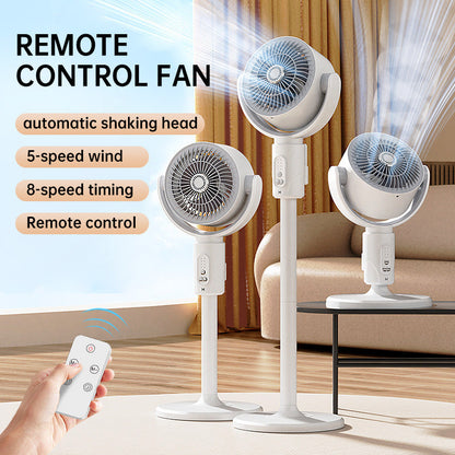Motor-Standventilator – 20 dB leise, Fernbedienung, 5 Stufen & Timer