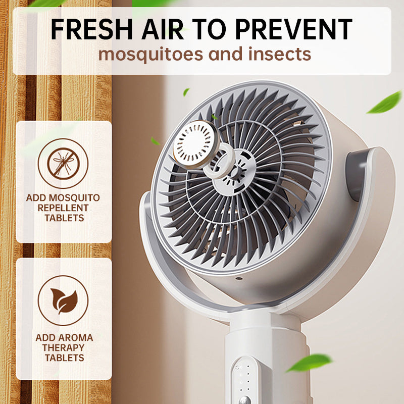Motor-Standventilator – 20 dB leise, Fernbedienung, 5 Stufen & Timer