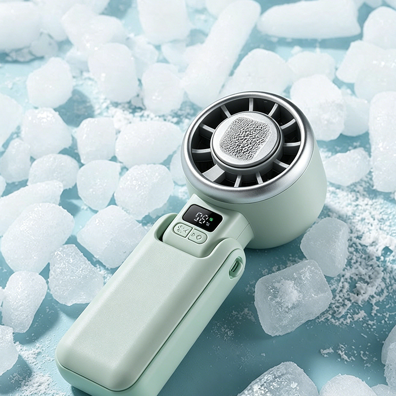 Handventilator mit Halbleiterkühlung – Kälteplatte, USB-aufladbar